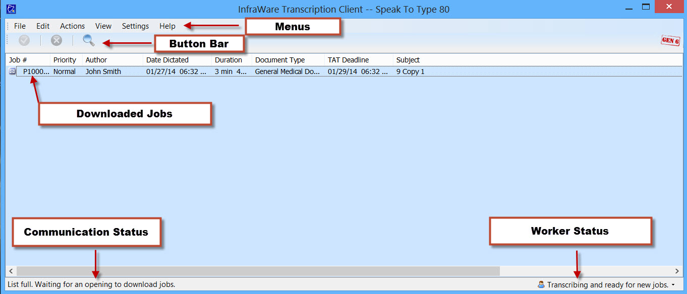 KB ID # 221 - How do I start with the InfraWare Transcription Client (ITC)?